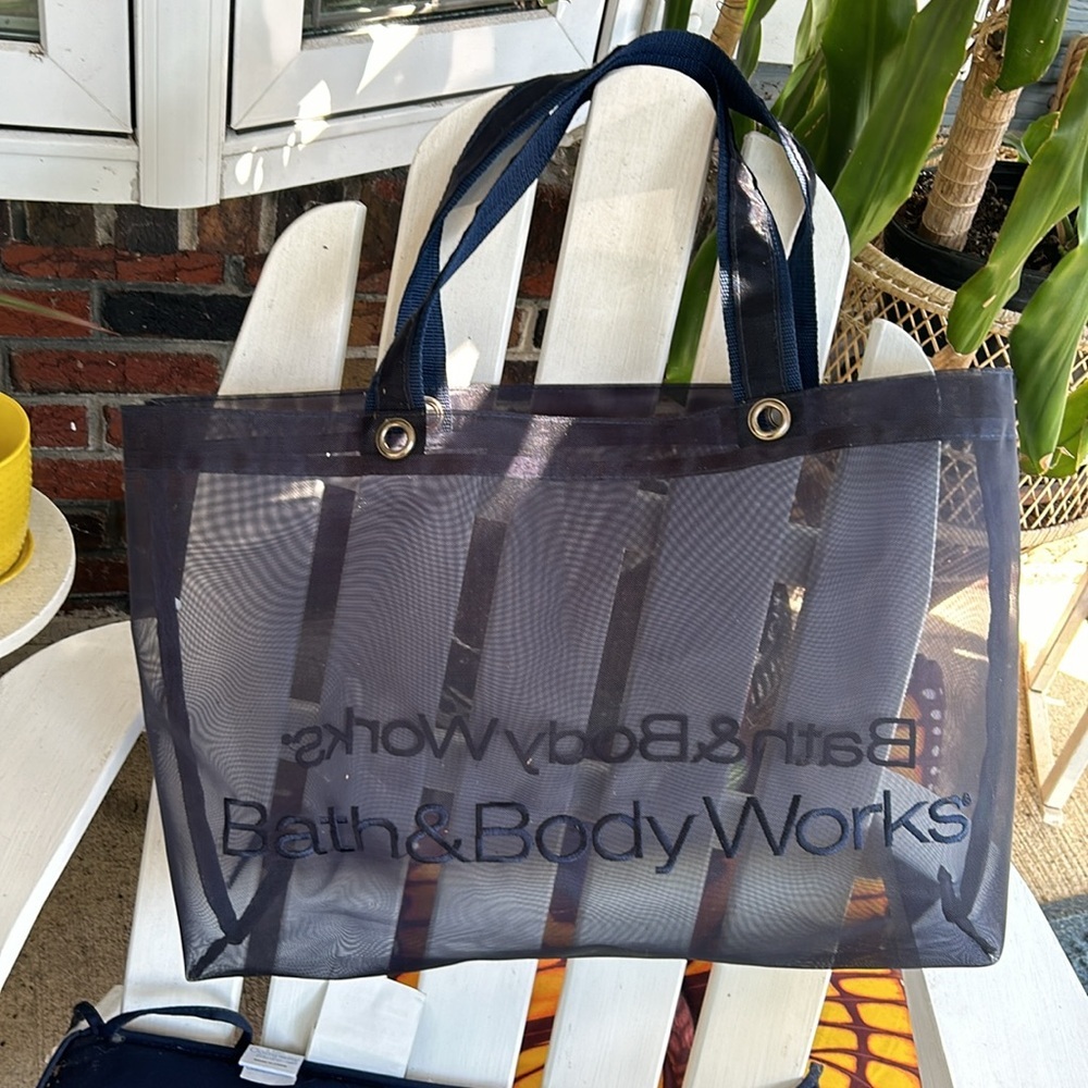 Large Foldable Mesh Tote Bag BED BATH & BEYOND